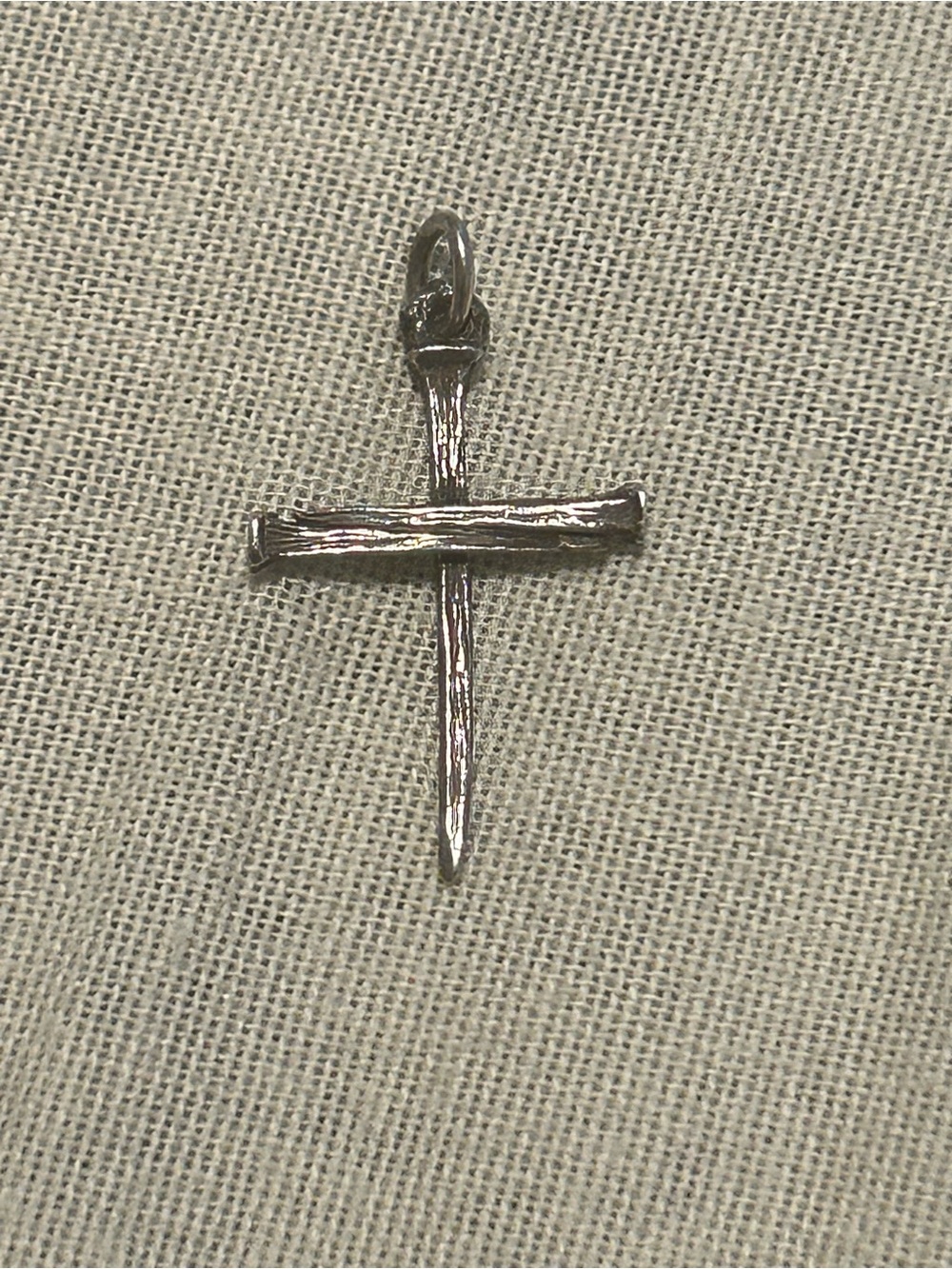 Rare Retired James Avery 3 Nail Head Cross Pendant Sterling Silver